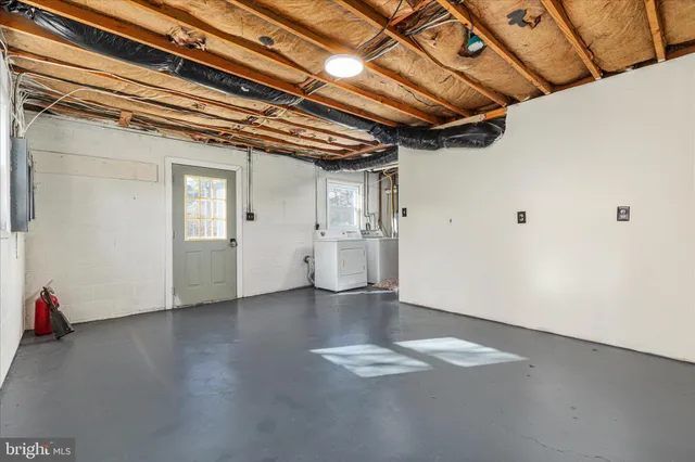 a view of empty room