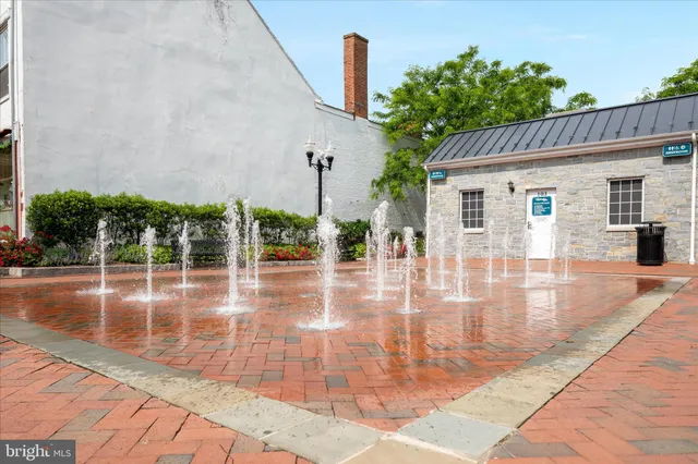 a view of a building with entryway