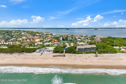 a backyard of a house with a garden