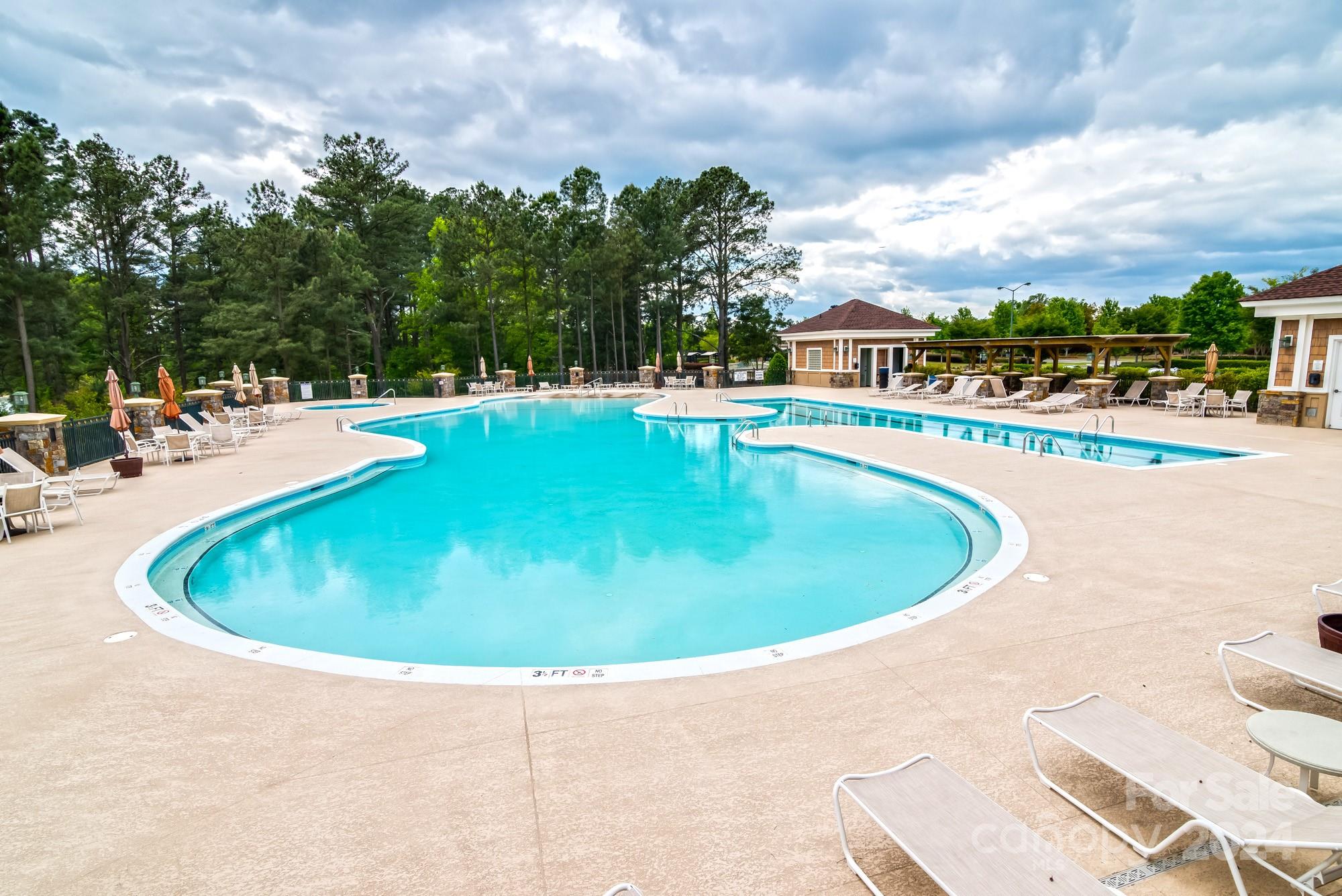 3055 Everett Lane Fort Mill, SC 29707 - Photo 29 of 40 a view of a swimming pool with a patio
