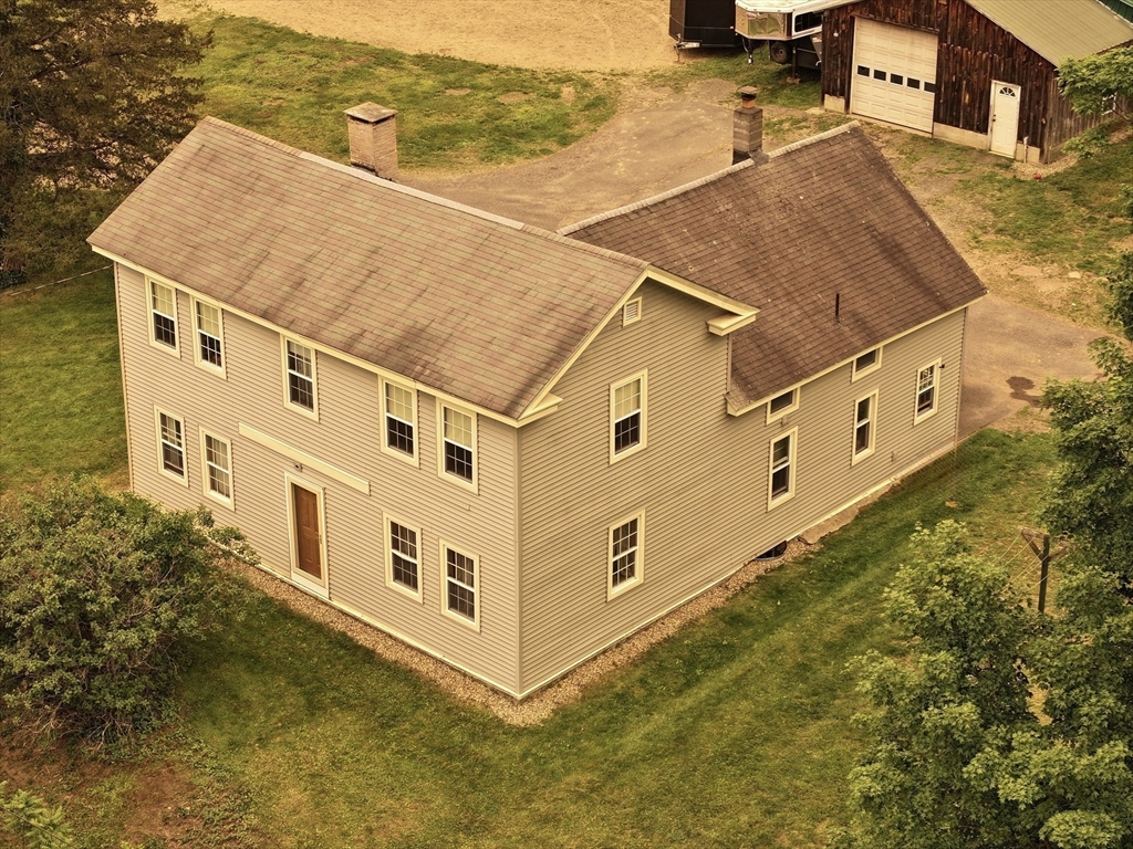 271 Lower Road Deerfield, MA 01342 - Photo 4 of 40 an aerial view of residential houses with outdoor space and ocean