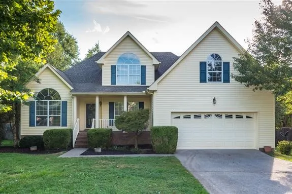 a view of outdoor space yard and front view of a house