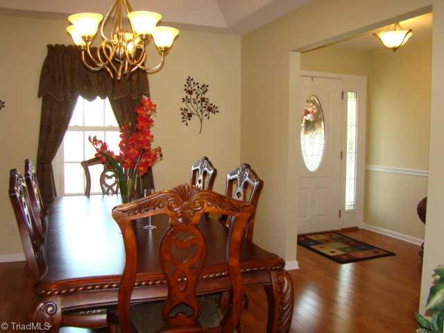 3723 Earnhardt Road Asheboro, NC 27205 - Photo 4 of 16 Dining Room. Tray ceiling and hardwood flooring