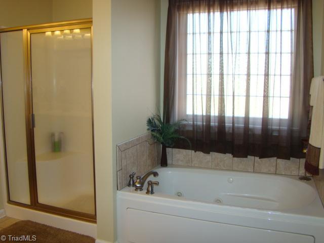 3723 Earnhardt Road Asheboro, NC 27205 - Photo 10 of 16 Master Bath/Spa. Jetted tub and separate shower