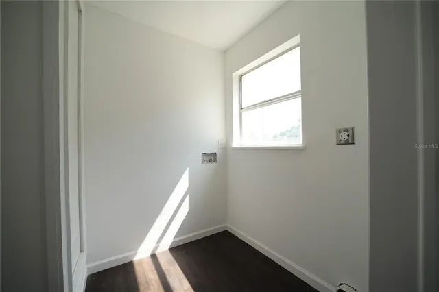 a view of hallway with window