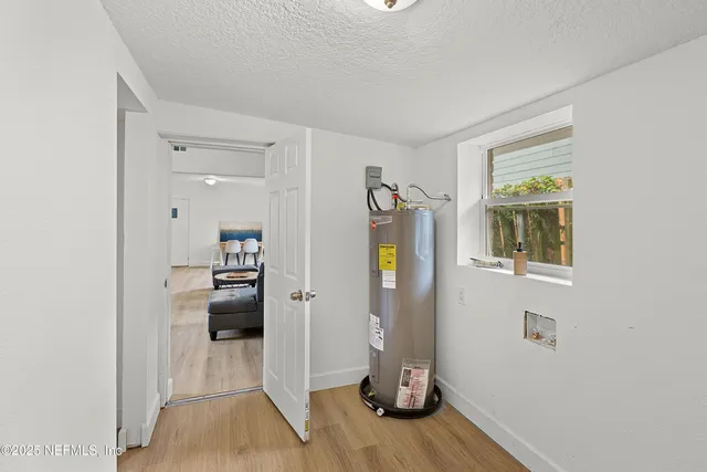 a view of a storage & utility room in a house