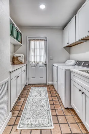 a view of a park with slide