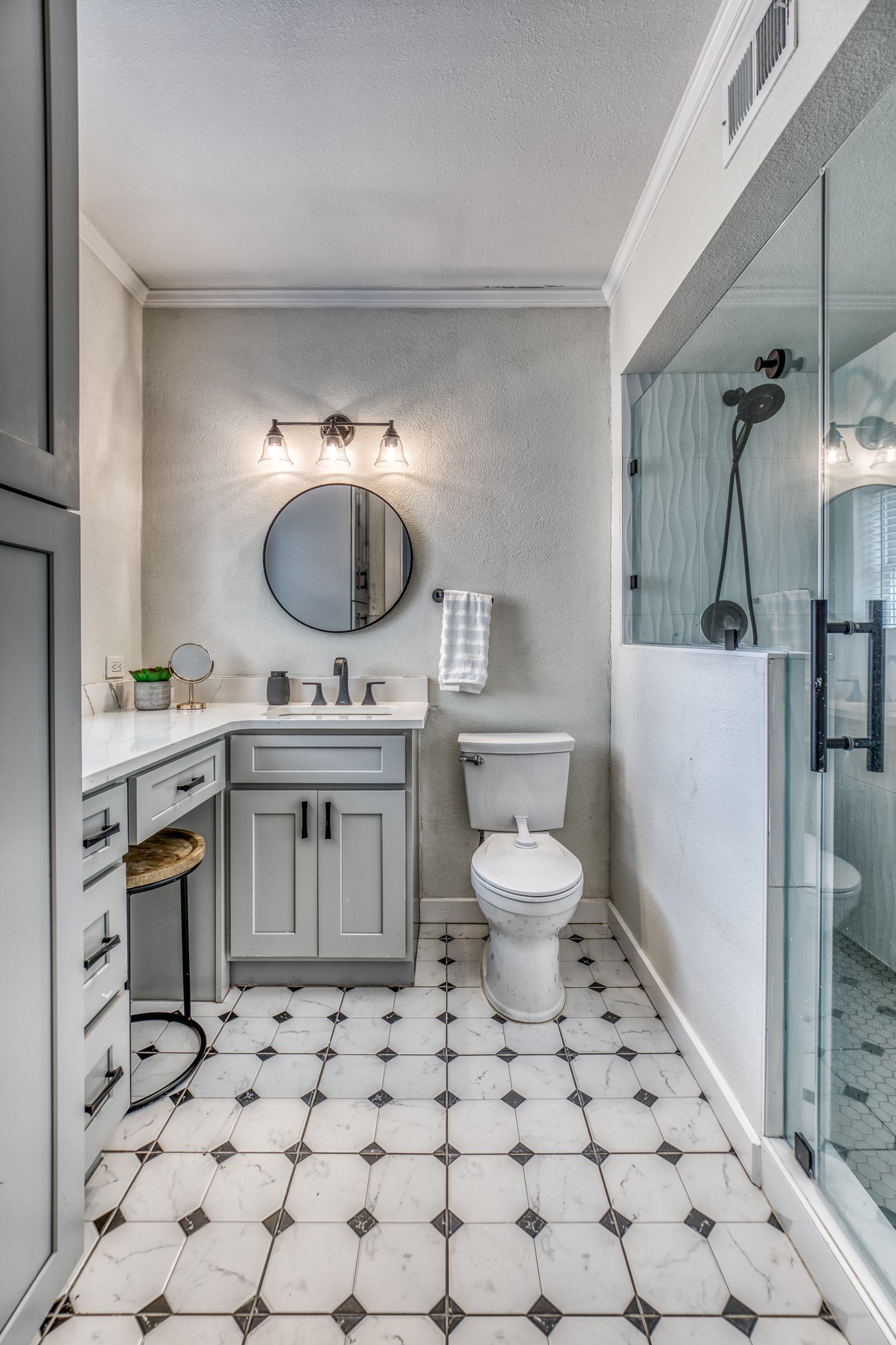 1289 Bluebonnet Ridge Drive Chappell Hill, TX 77426 - Photo 10 of 44 a bathroom with a sink toilet and shower