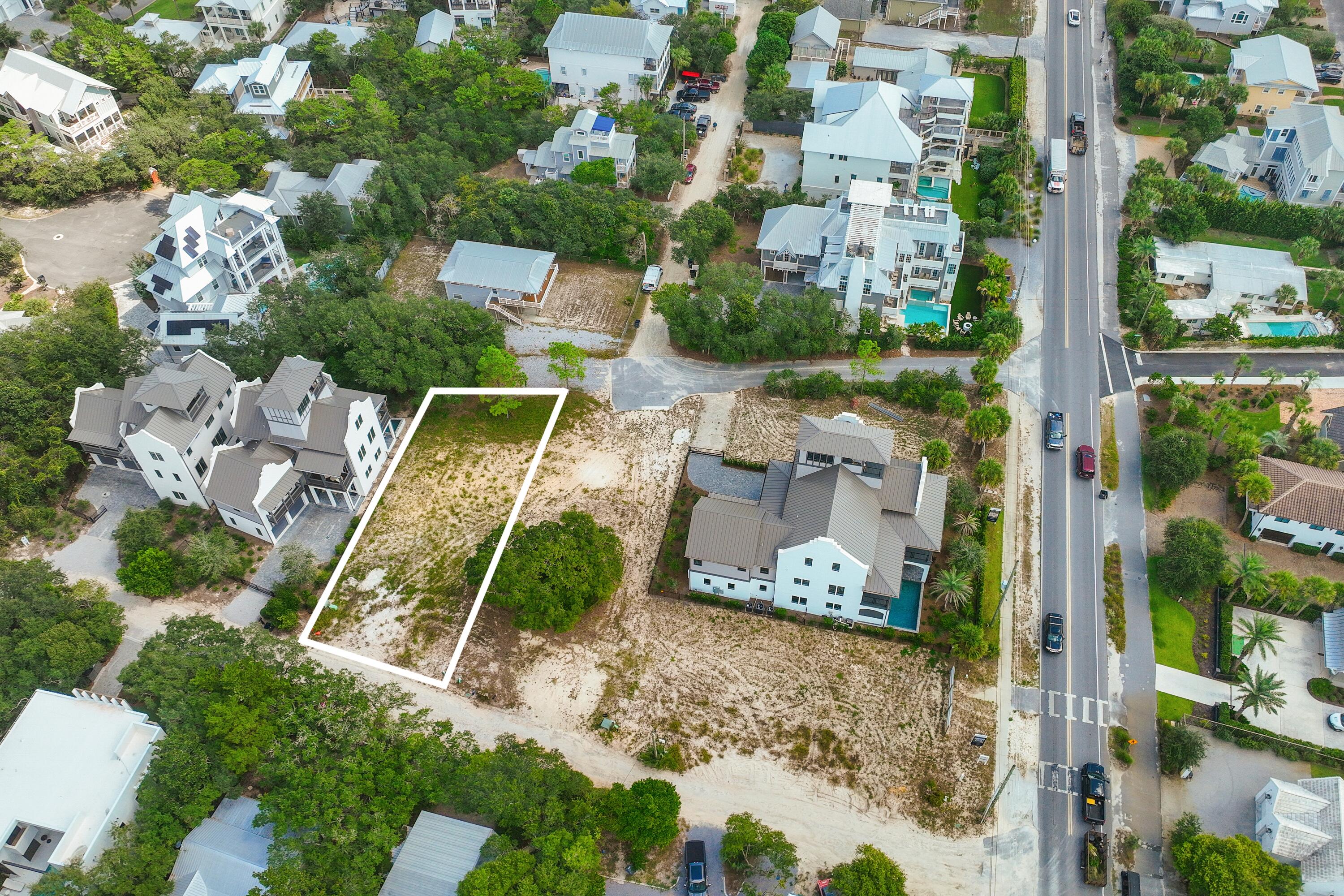 40 Gardenia Street Santa Rosa Beach, FL 32459 - Photo 6 of 9 an aerial view of a house with a yard basket ball court and outdoor seating