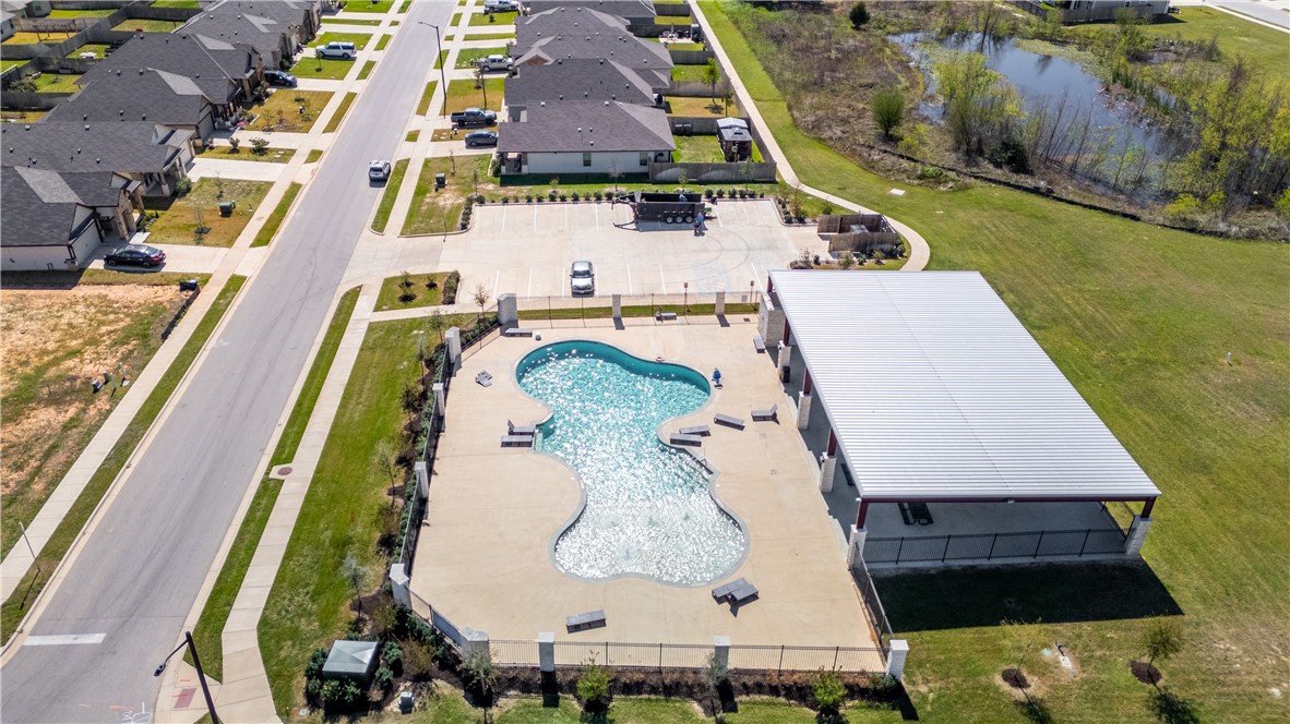 2009 Chief Street Bryan, TX 77807 - Photo 27 of 27 an aerial view of a house with a swimming pool