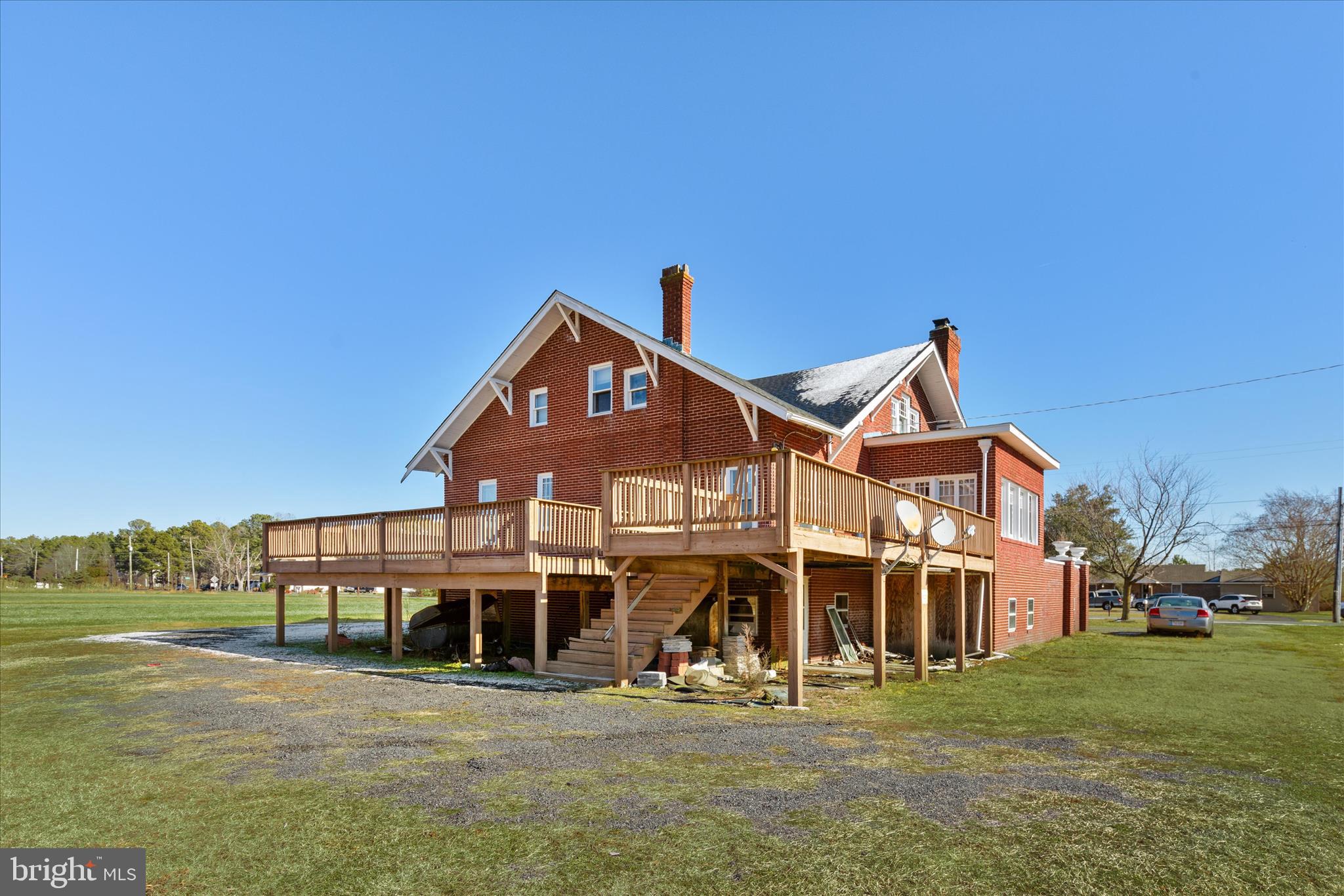 26740 Old State Road Crisfield, MD 21817 - Photo 43 of 49 a front view of a house with a yard