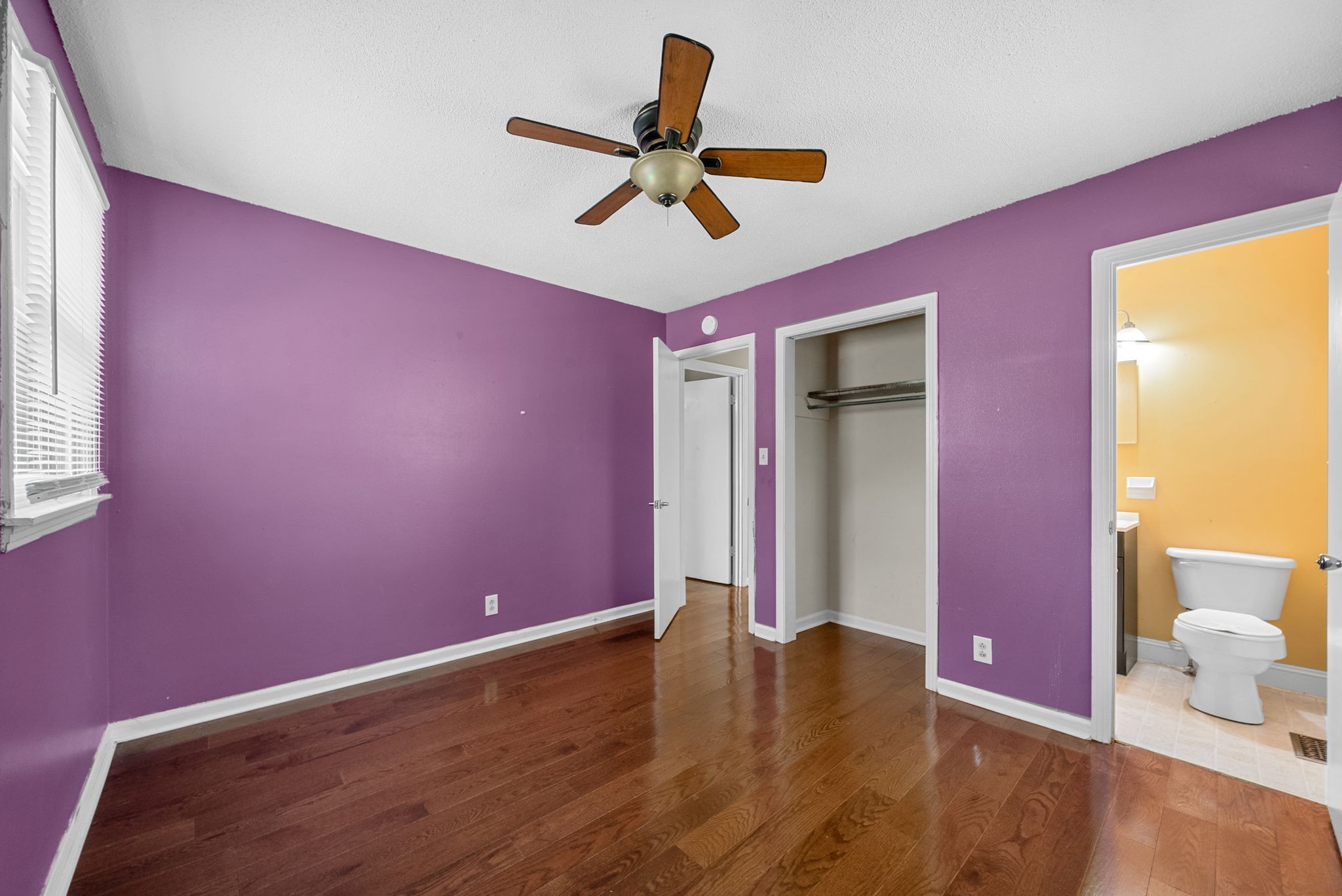 809 Pollard Road Clarksville, TN 37042 - Photo 15 of 28 a view of livingroom with hardwood floor and a ceiling fan