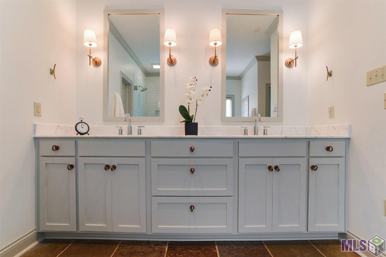 622 Millgate Place Baton Rouge, LA 70808 - Photo 7 of 14 Beautiful updated master bathroom with marble counters.