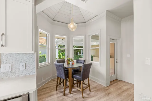 a view of a lake from a balcony