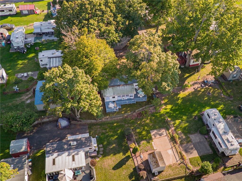 7945 Lake Road, Unit 16 Sodus, NY 14555 - Photo 18 of 20 The overhead view of unit #16 at White Birch park-