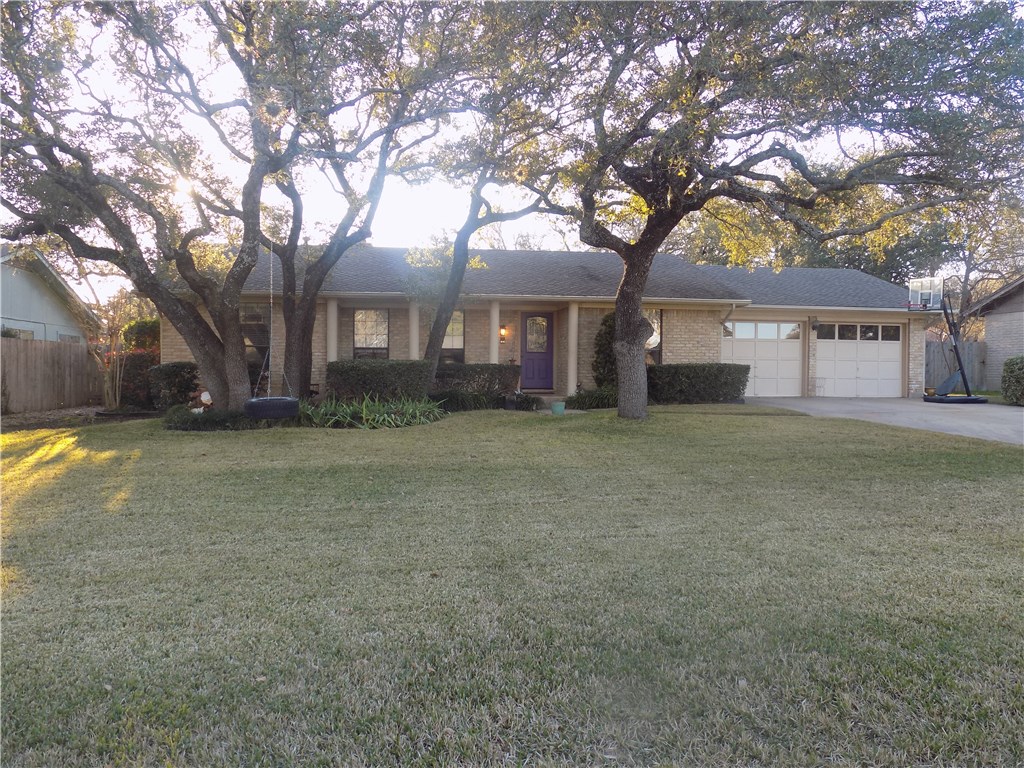 103 Deepwood Drive Georgetown, TX 78628 - Photo 1 of 1 a front view of house with yard and trees