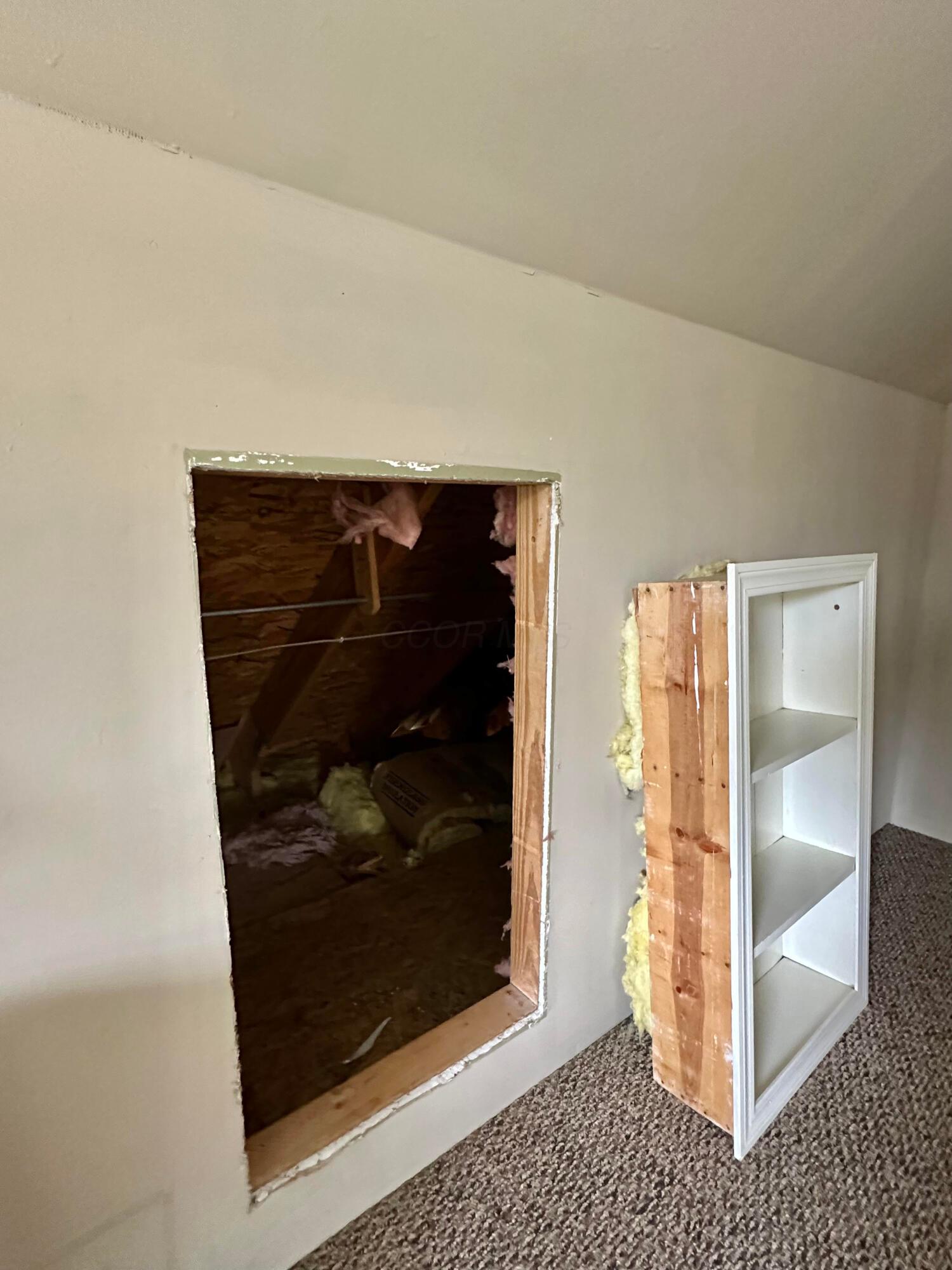 3161 South State Rte 78 Malta, OH 43758 - Photo 24 of 28 All bookshelves remove for attic access