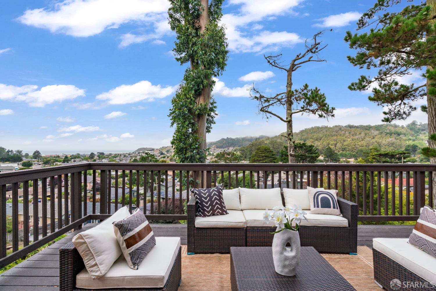 1669 Higgins Way Pacifica, CA 94044 - Photo 17 of 91 a view of a balcony with couches