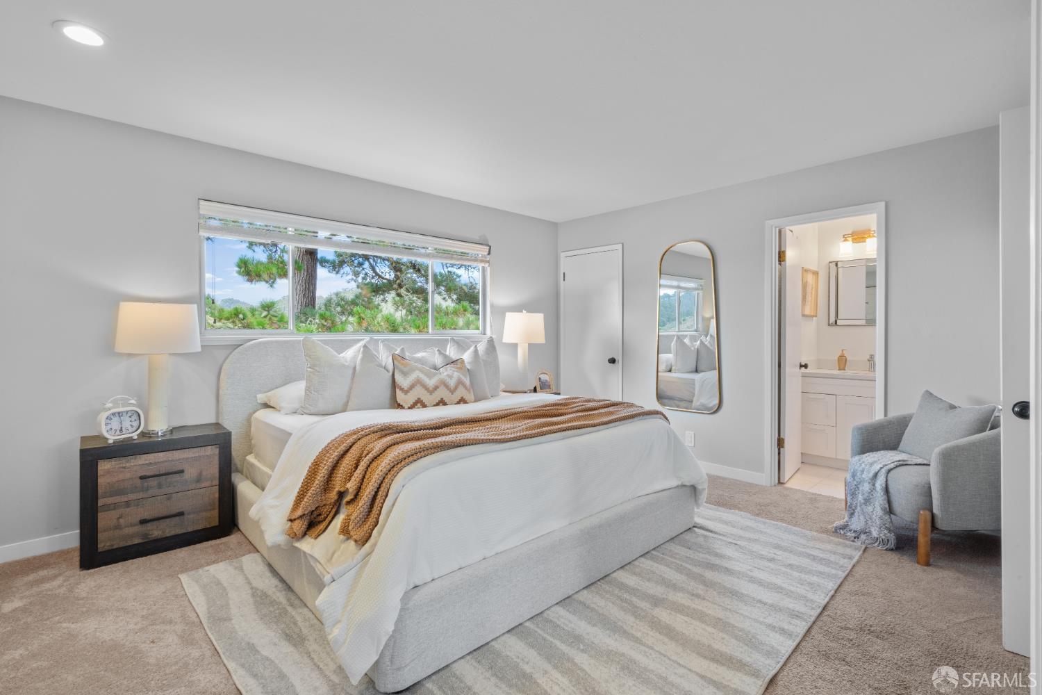 1669 Higgins Way Pacifica, CA 94044 - Photo 20 of 91 a bedroom with a bed and a window