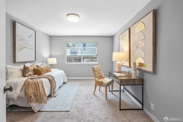 an aerial view of a city with lots of residential buildings