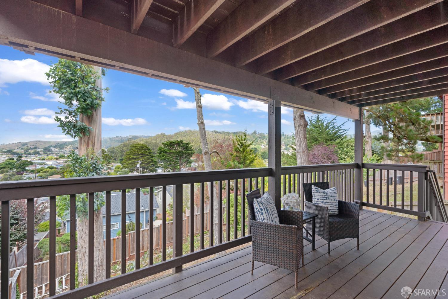 1669 Higgins Way Pacifica, CA 94044 - Photo 45 of 91 a view of a two chairs in the balcony