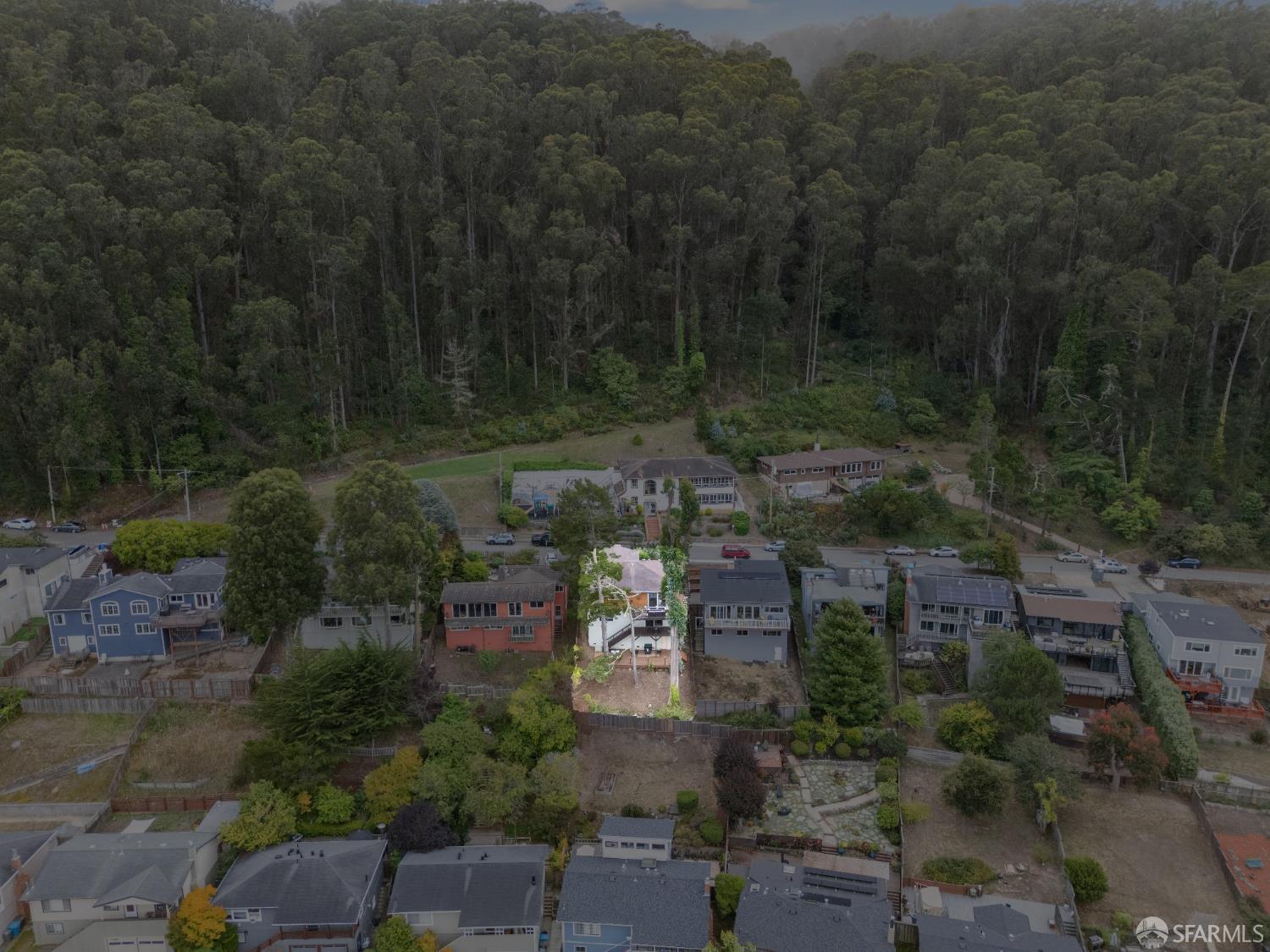 1669 Higgins Way Pacifica, CA 94044 - Photo 53 of 91 an aerial view of a city with lots of residential buildings