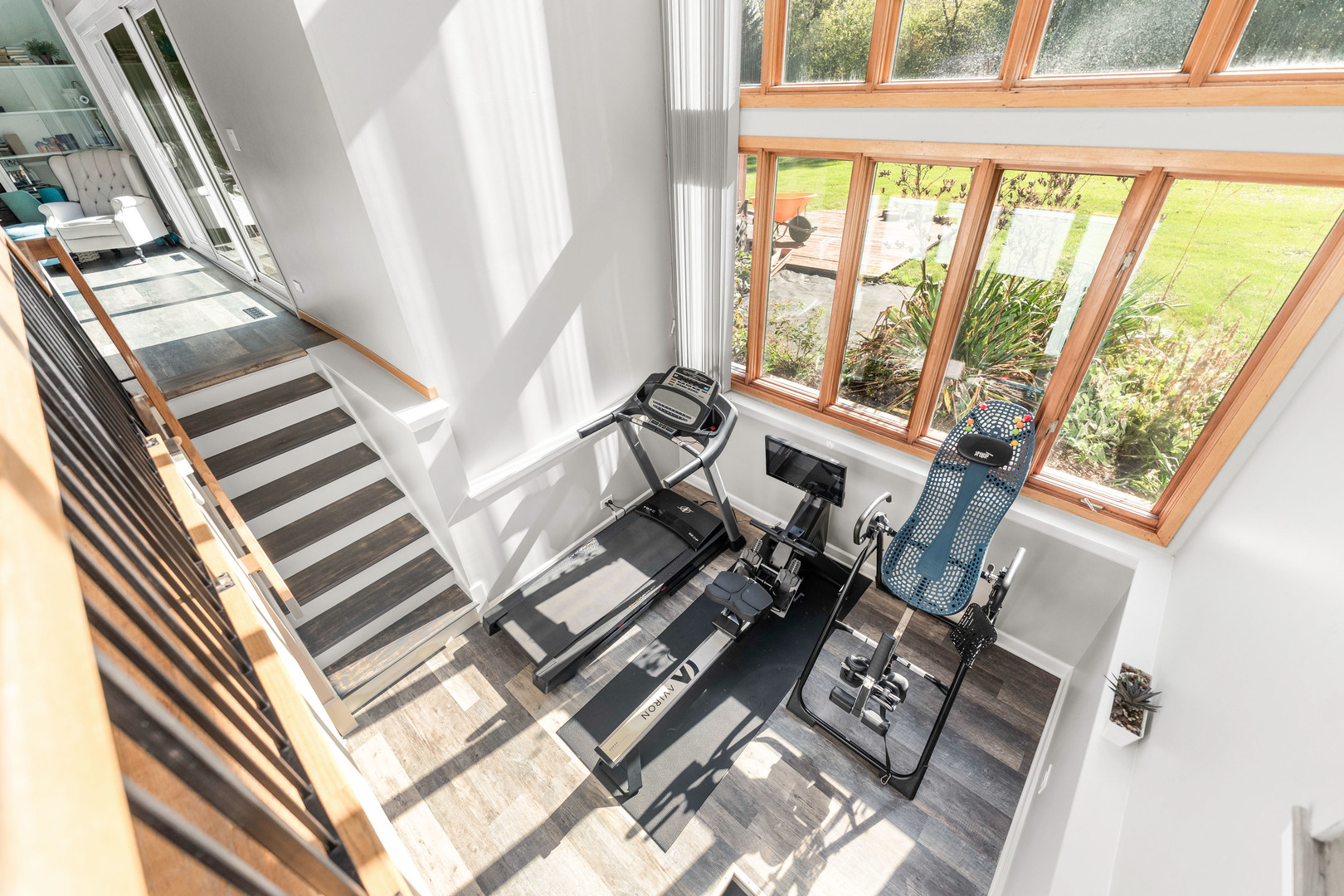 336 Roberts Road Inverness, IL 60010 - Photo 25 of 80 a view of a living room with furniture and floor to ceiling windows