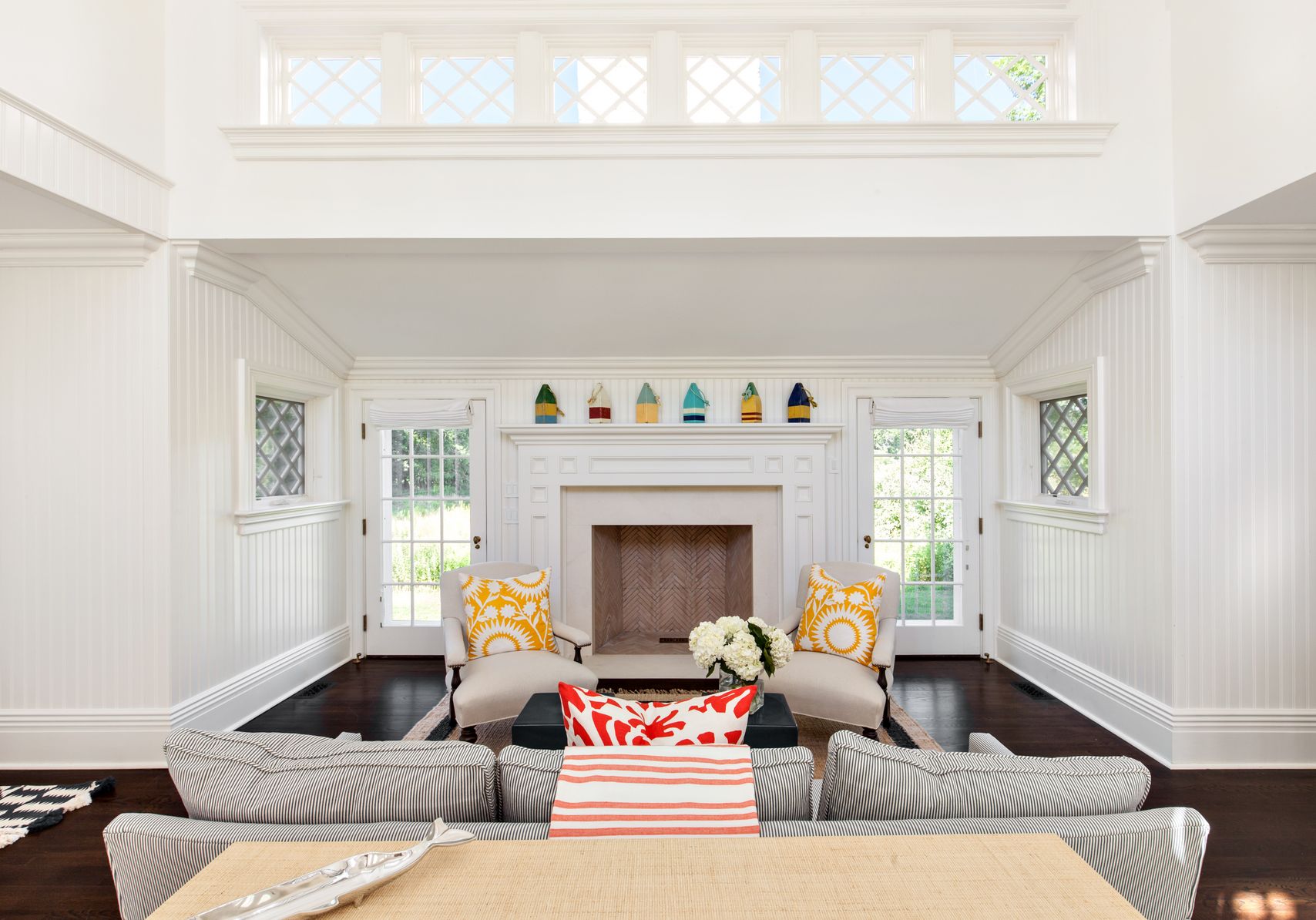 81 Briar Patch Road East Hampton, NY 11937 - Photo 22 of 25 a living room with furniture and a fireplace
