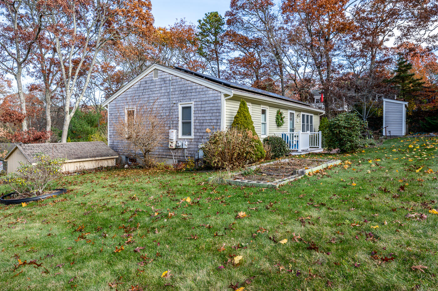 4 Oregon Road Mashpee, MA 02649 - Photo 6 of 31 a view of backyard of house