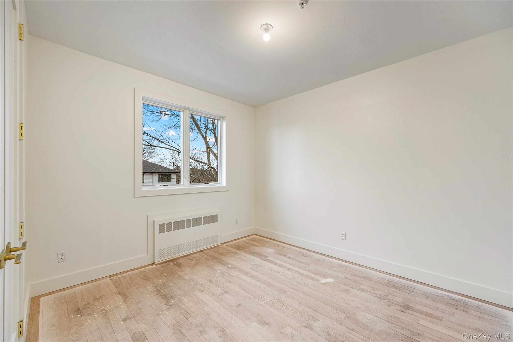 12 Buckman Place, Unit 101 Monsey, NY 10952 - Photo 34 of 50 Unfurnished room with radiator heating unit and light wood-type flooring