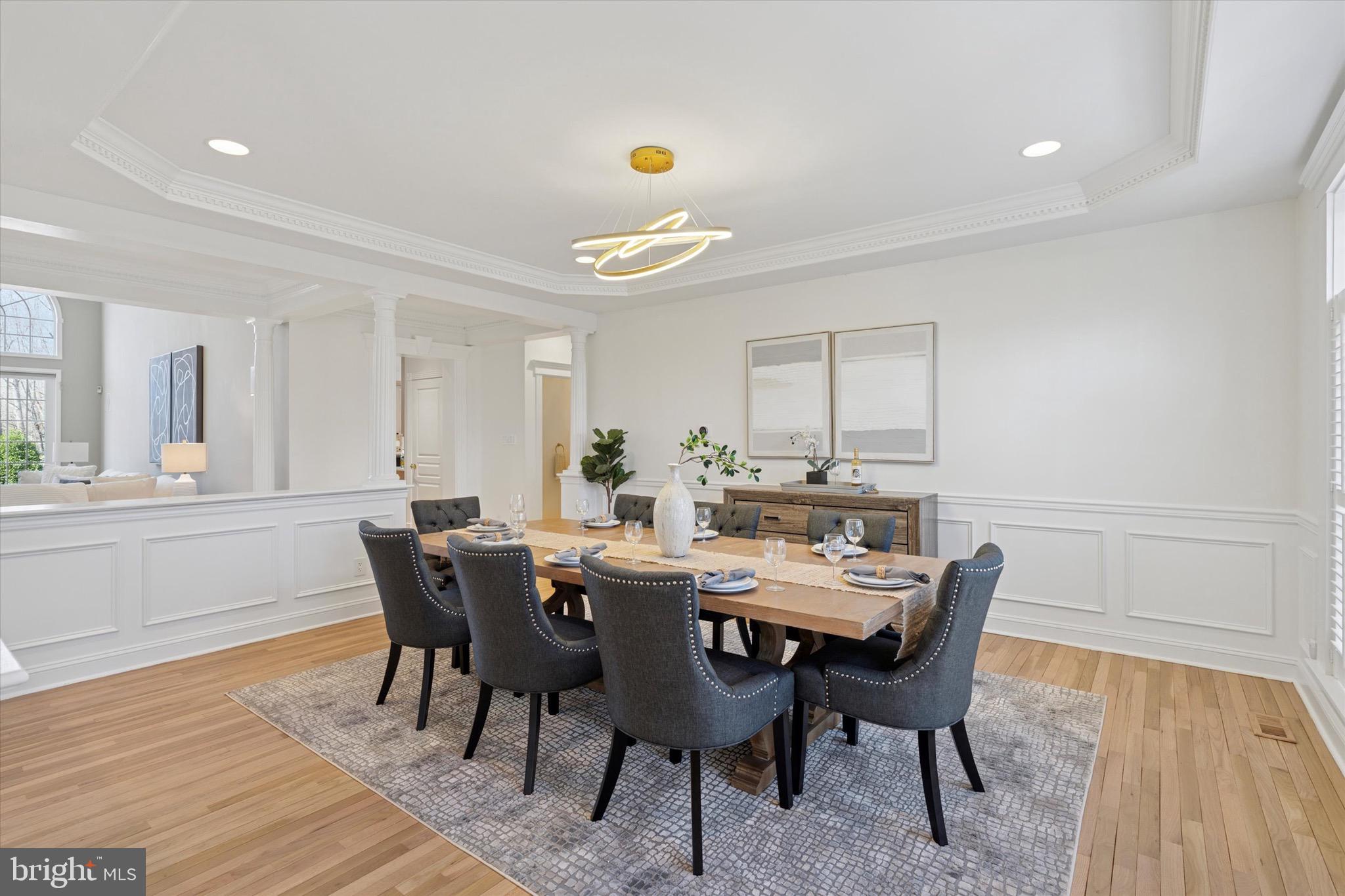701 Brushtown Road Lower Gwynedd, PA 19002 - Photo 7 of 61 a view of a dining room with furniture and wooden floor
