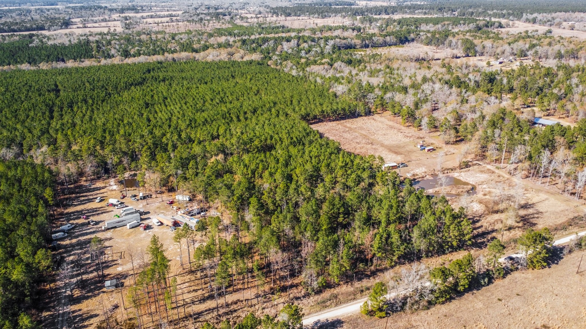 970 Josserand Road Groveton, TX 75845 - Photo 13 of 16 a view of a lake in middle of the town