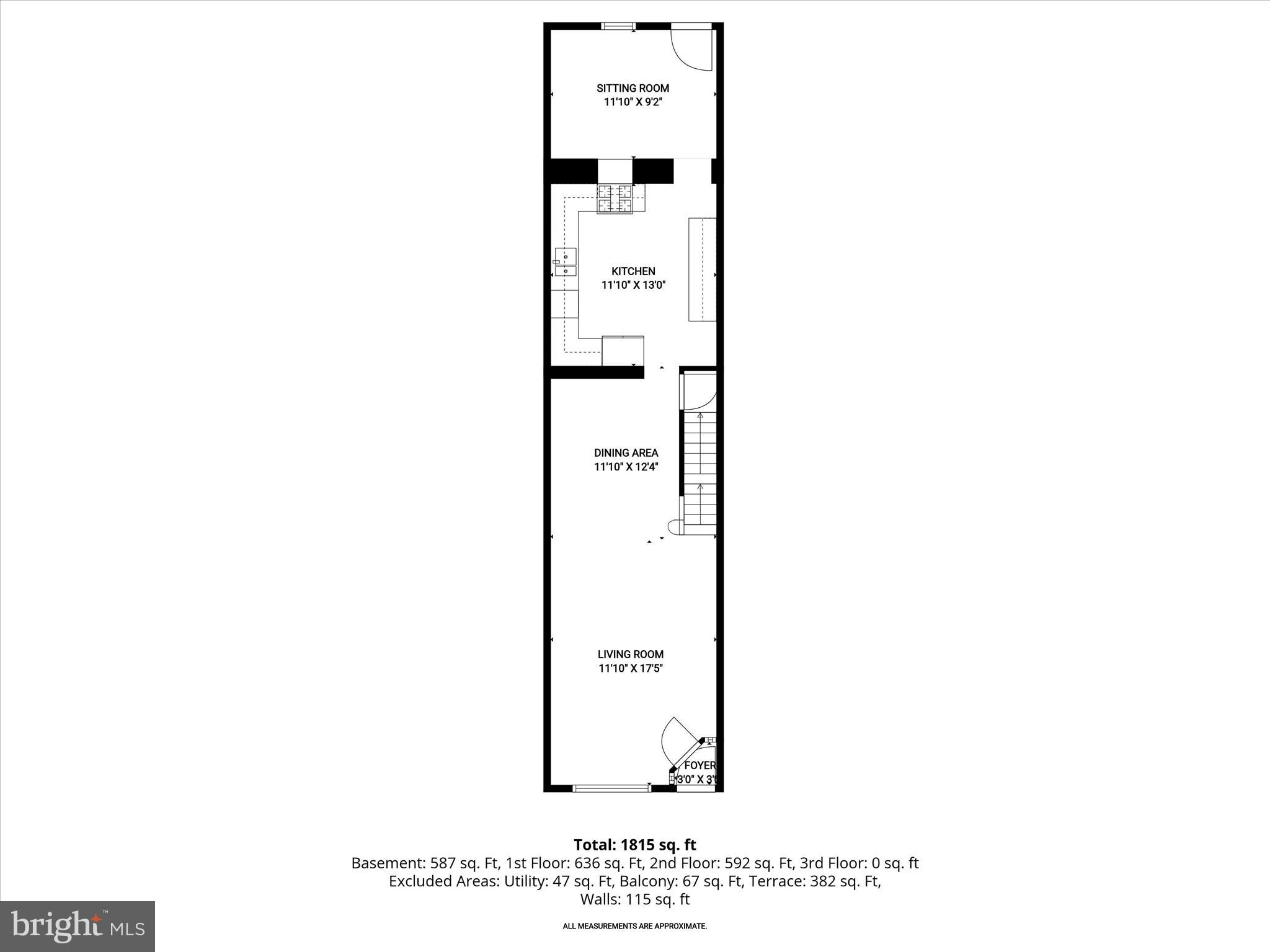 724 South Potomac Street Baltimore, MD 21224 - Photo 44 of 48 Main Level Floor Plan