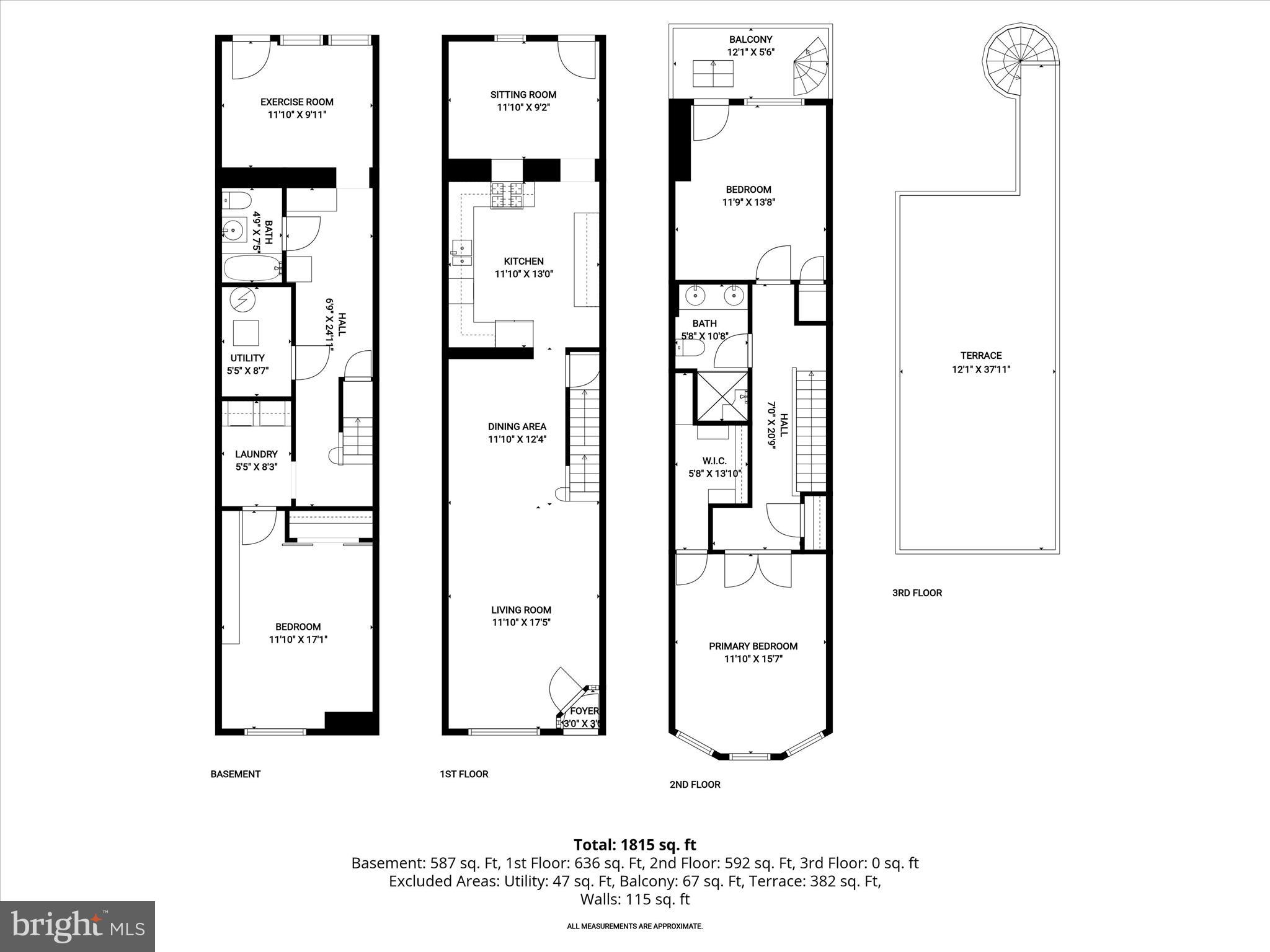 724 South Potomac Street Baltimore, MD 21224 - Photo 47 of 48 Combined Floor Plans