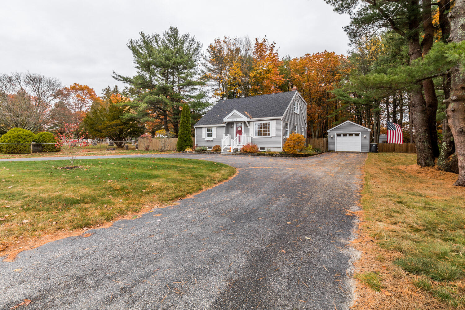 208 Black Point Road Scarborough, ME 04074 - Photo 30 of 34 Front of Home/U-Turn Driveway