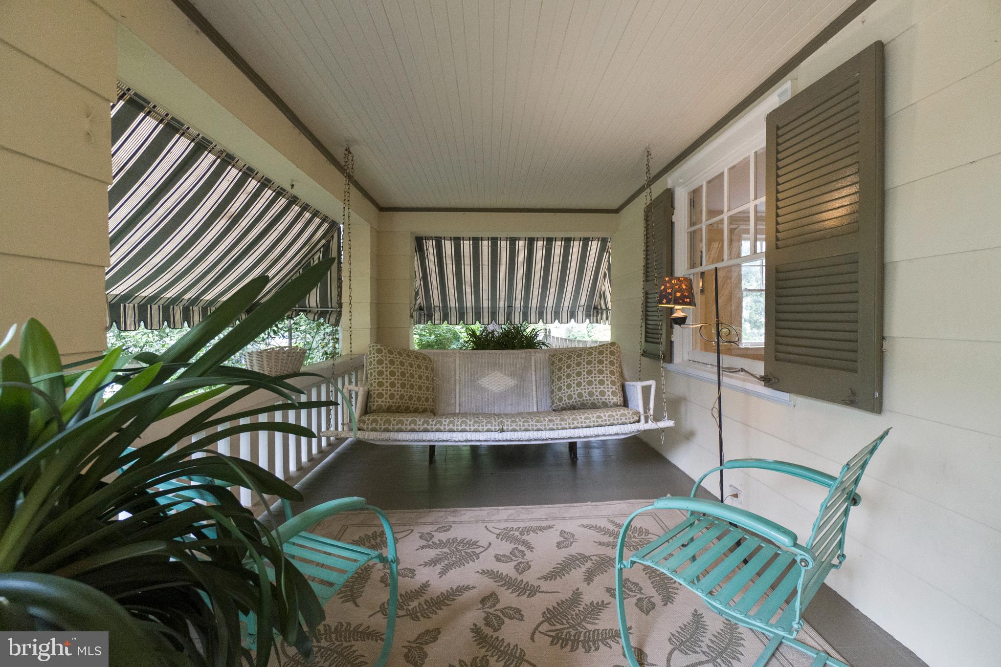 5015 Falls Rd Terrace Baltimore, MD 21210 - Photo 15 of 71 Large, covered front porch with awnings