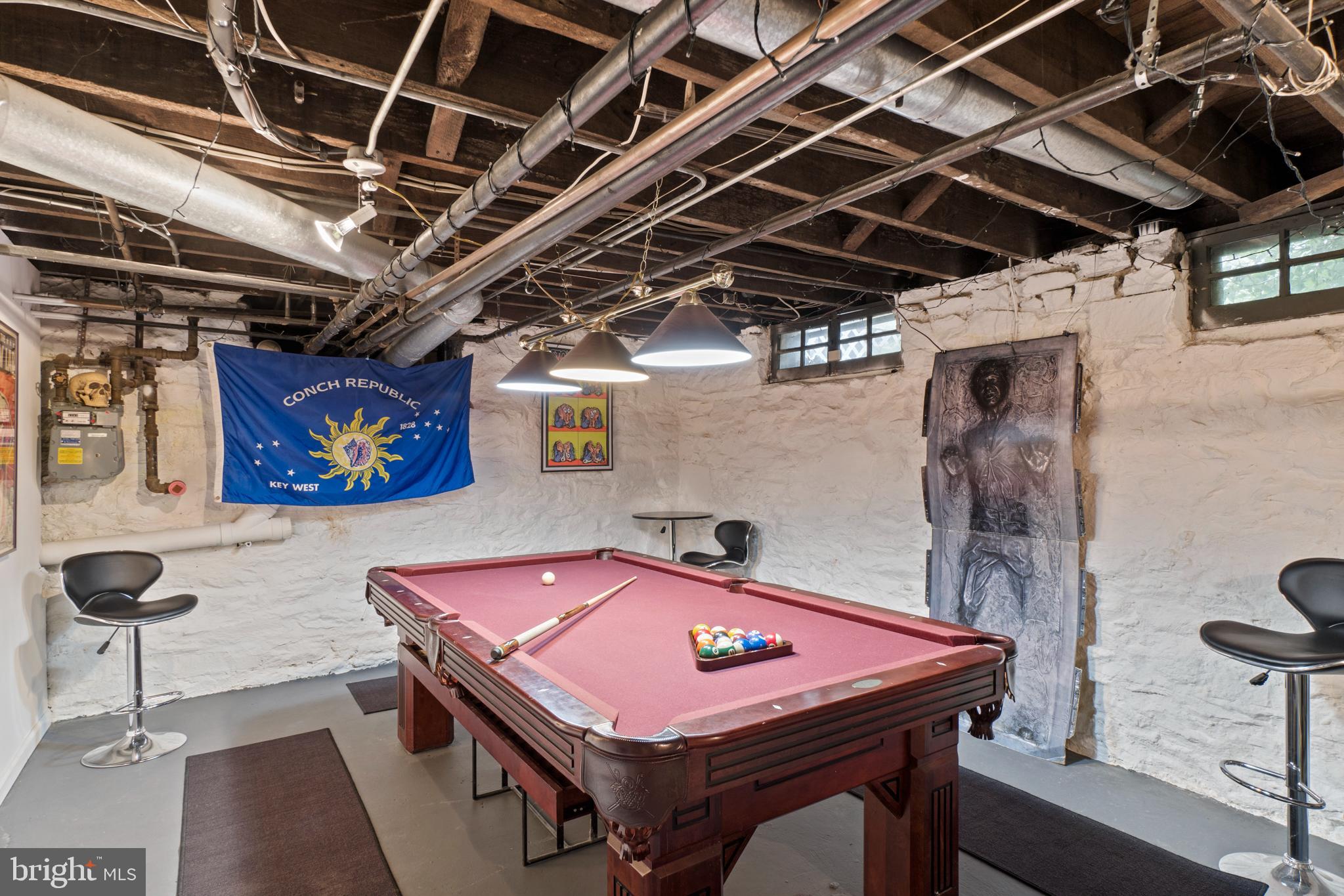 5015 Falls Rd Terrace Baltimore, MD 21210 - Photo 51 of 71 Lower level game room
