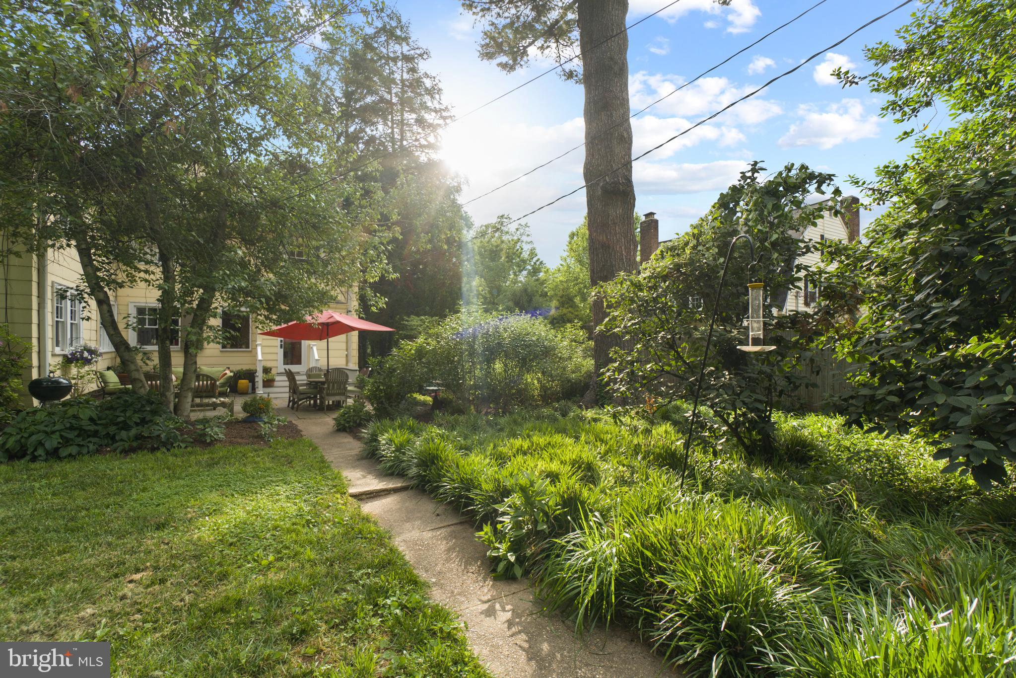 5015 Falls Rd Terrace Baltimore, MD 21210 - Photo 59 of 71 Backyard on a sunny day