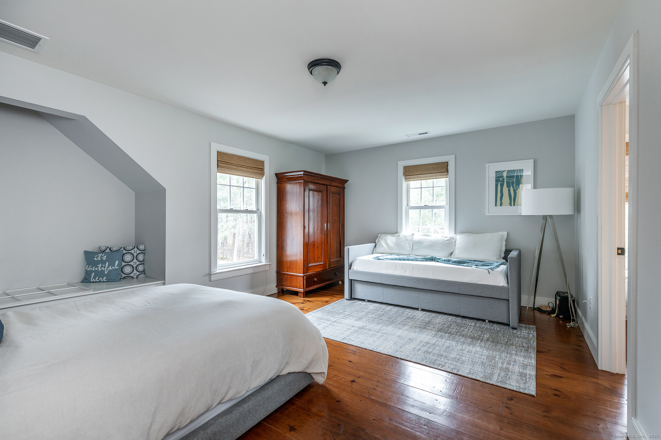 109 Dibble Hill Road Cornwall, CT 06796 - Photo 11 of 23 a spacious bedroom with a bed and a couch