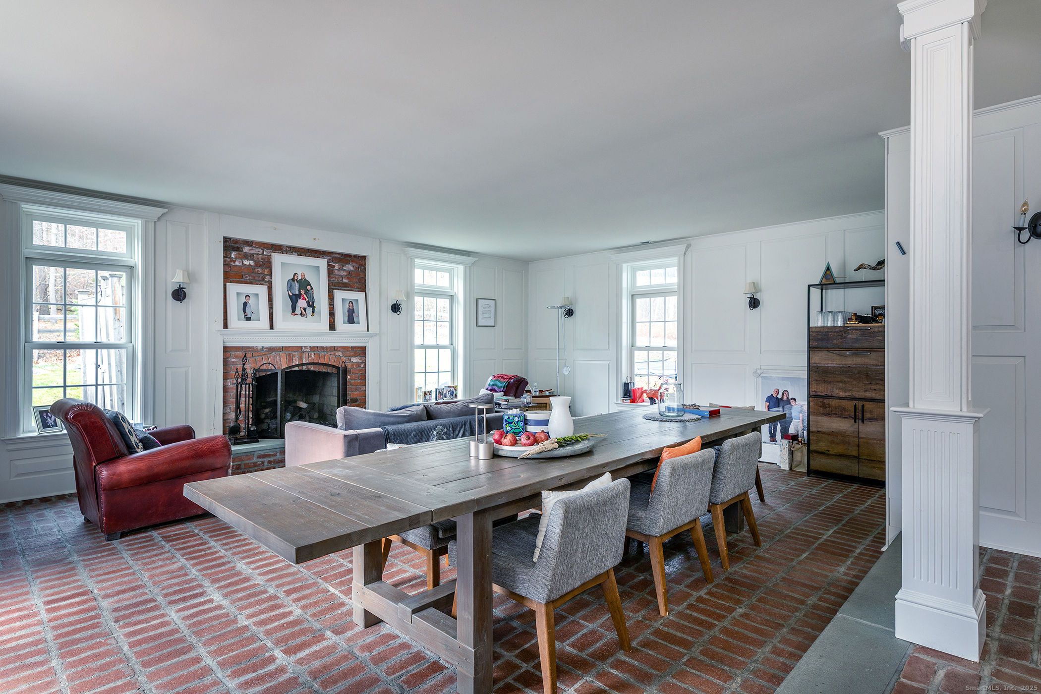 109 Dibble Hill Road Cornwall, CT 06796 - Photo 2 of 23 a view of a livingroom with furniture and a fireplace