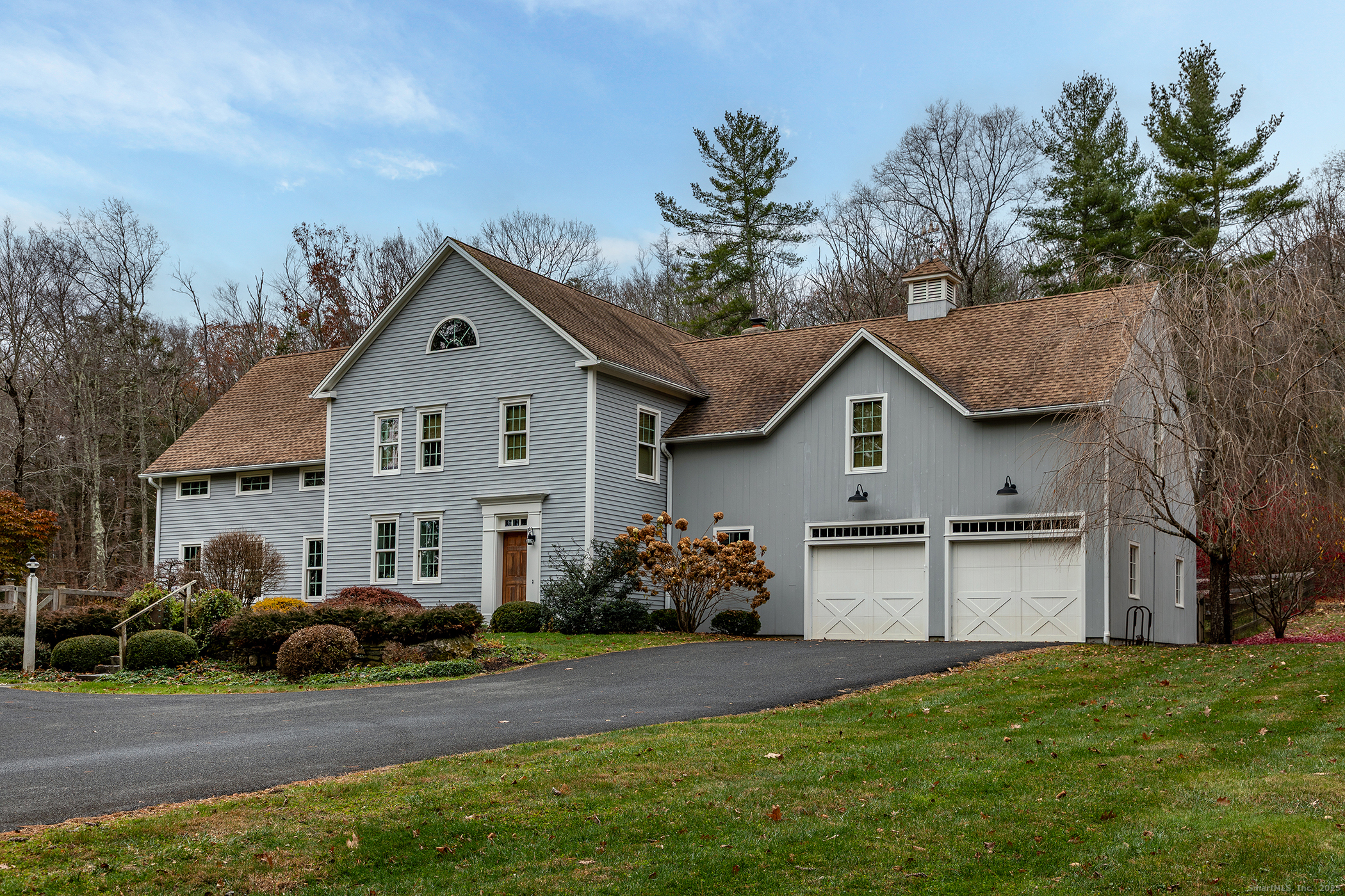 109 Dibble Hill Road Cornwall, CT 06796 - Photo 23 of 23 a front view of a house with a yard and garage