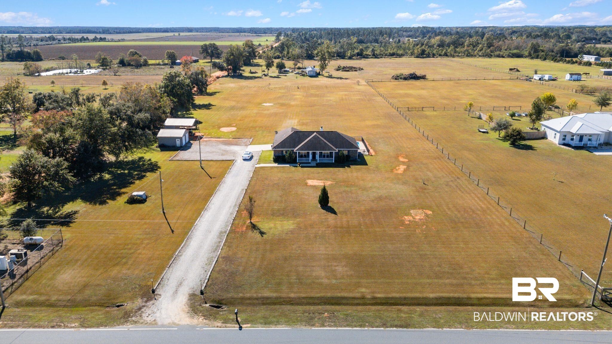 28980 Comstock Road Elberta, AL 36530 - Photo 2 of 38 Overview of rural landscape