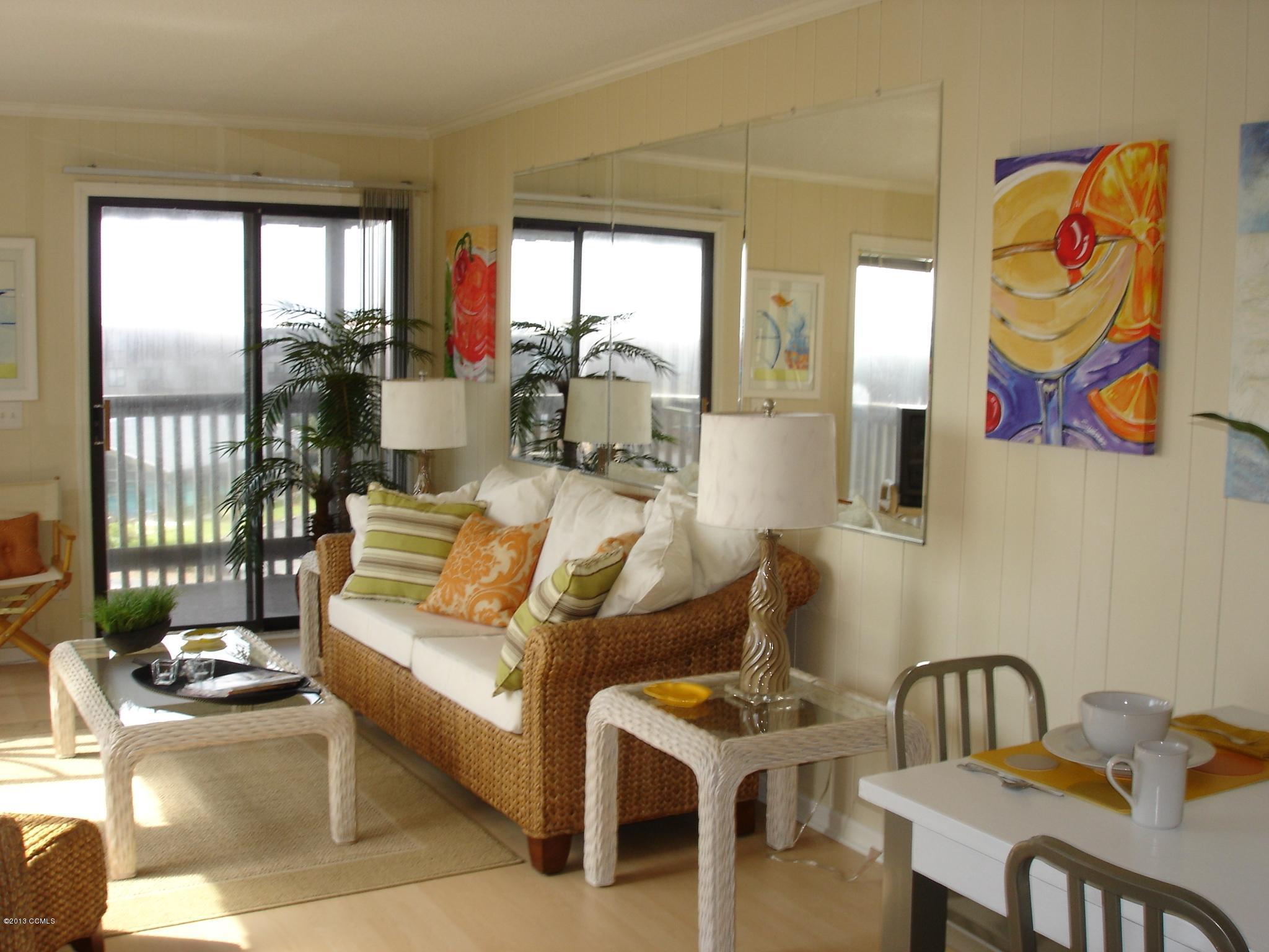 2008 East Fort Macon Road, Unit F18 SOUTHWINDS Atlantic Beach, NC 28512 - Photo 5 of 13 F18 living room 093