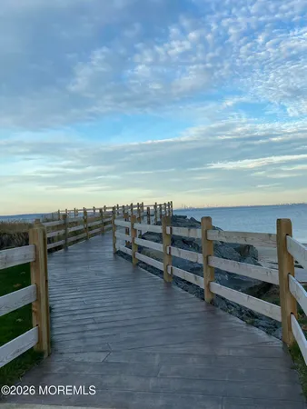 a view of an ocean and beach