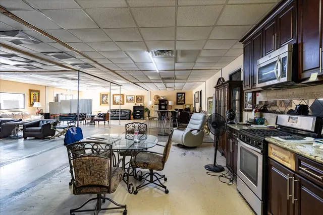 a view of storage and utility room