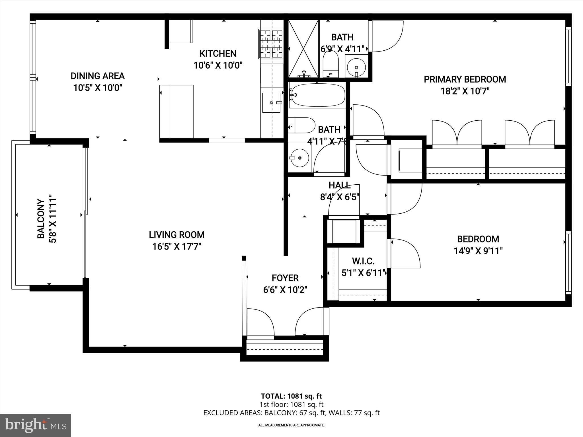 10851-10859 Amherst Avenue, Unit 202 Silver Spring, MD 20902 - Photo 29 of 32 a picture of a wall with a white sign