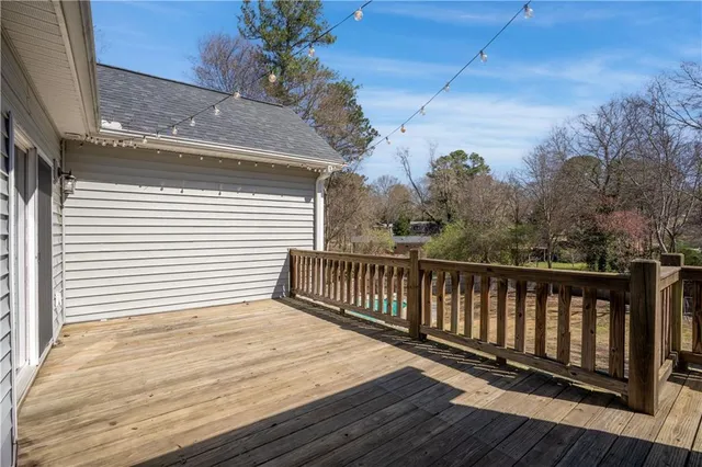 a view of a roof deck
