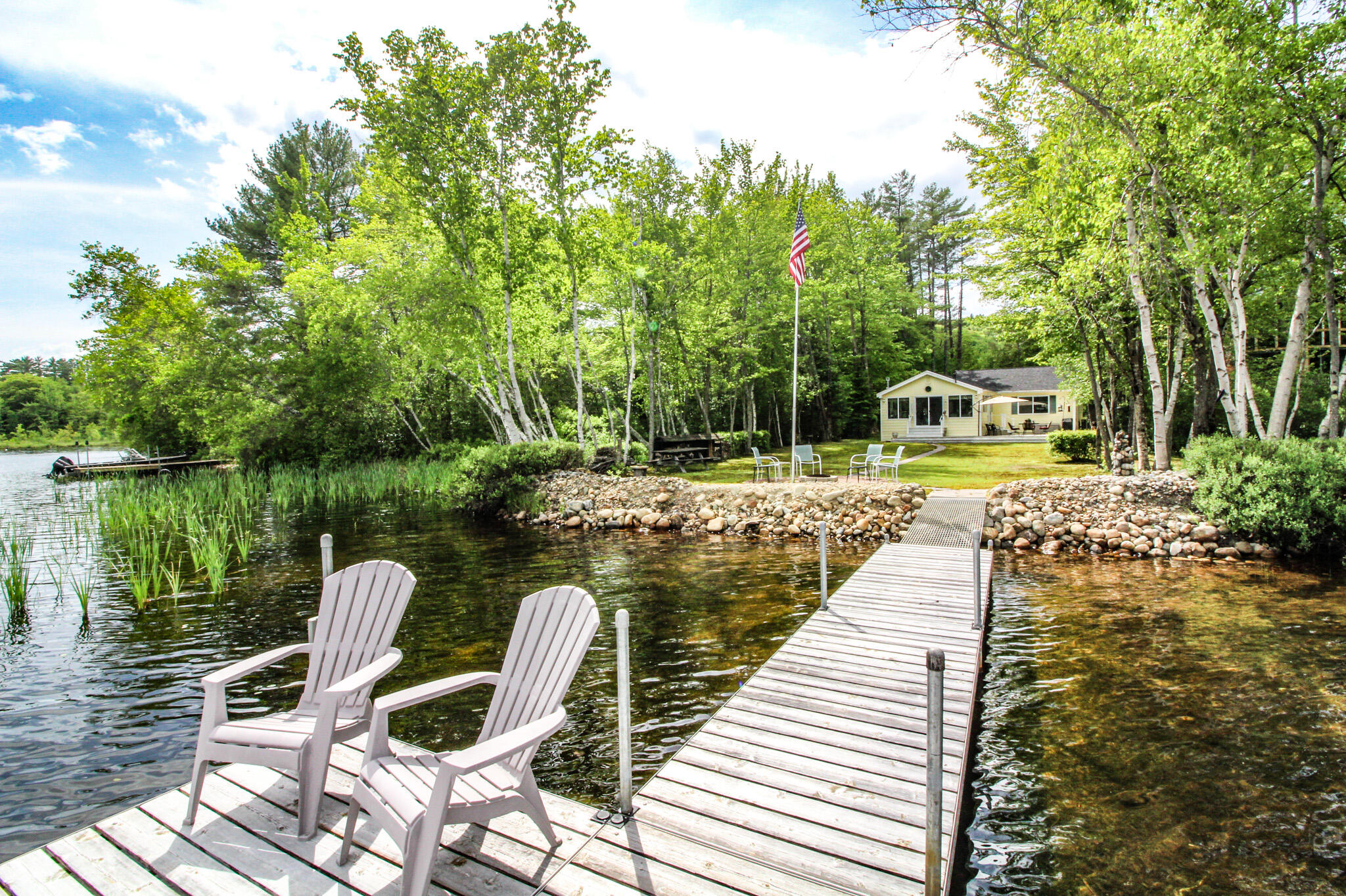 421 Gore Road Bryant Pond, ME 04219 - Photo 36 of 55 View from the dock
