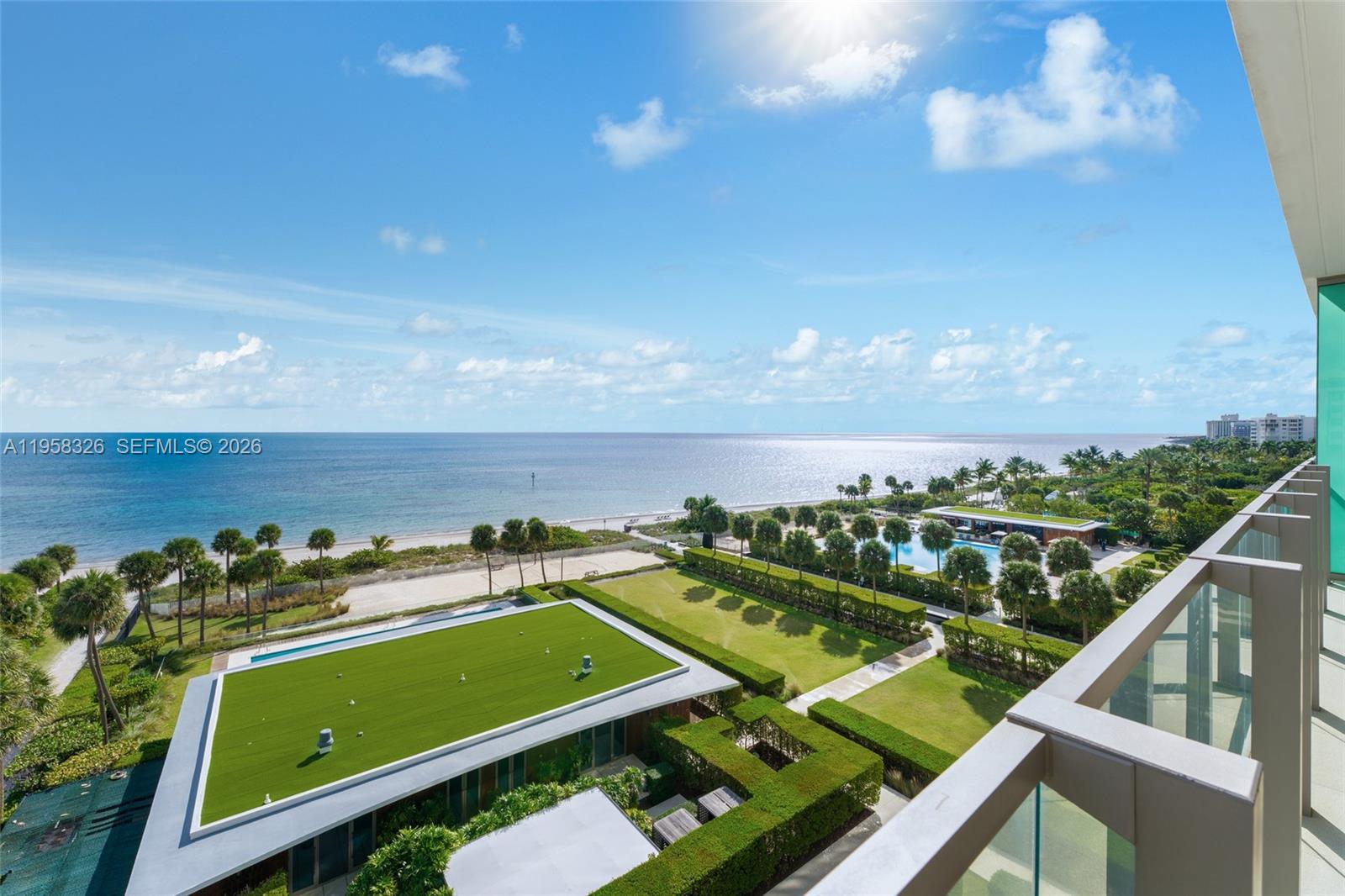350 Ocean Drive, Unit 701N Key Biscayne, FL 33149 - Photo 40 of 52 a view of a balcony with mountain view