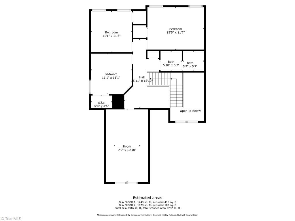 4712 Ridgefall Road Greensboro, NC 27410 - Photo 42 of 44 Floor plan 2